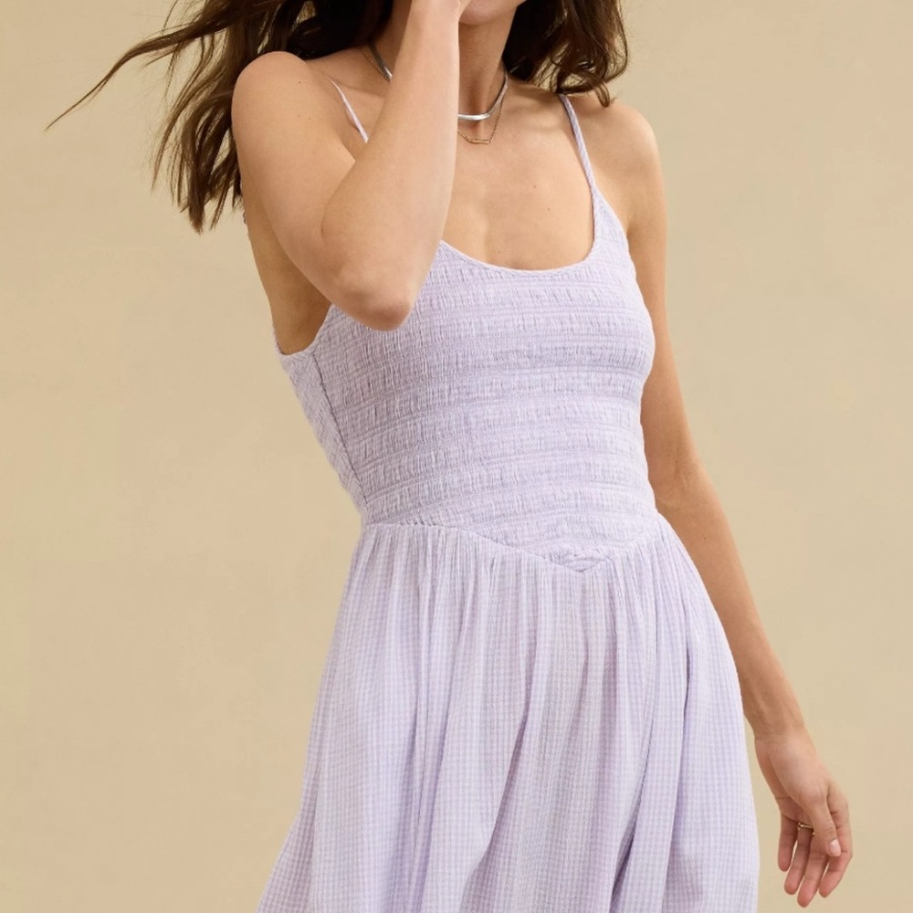 Aerie At the Barre Lavender Midi Dress